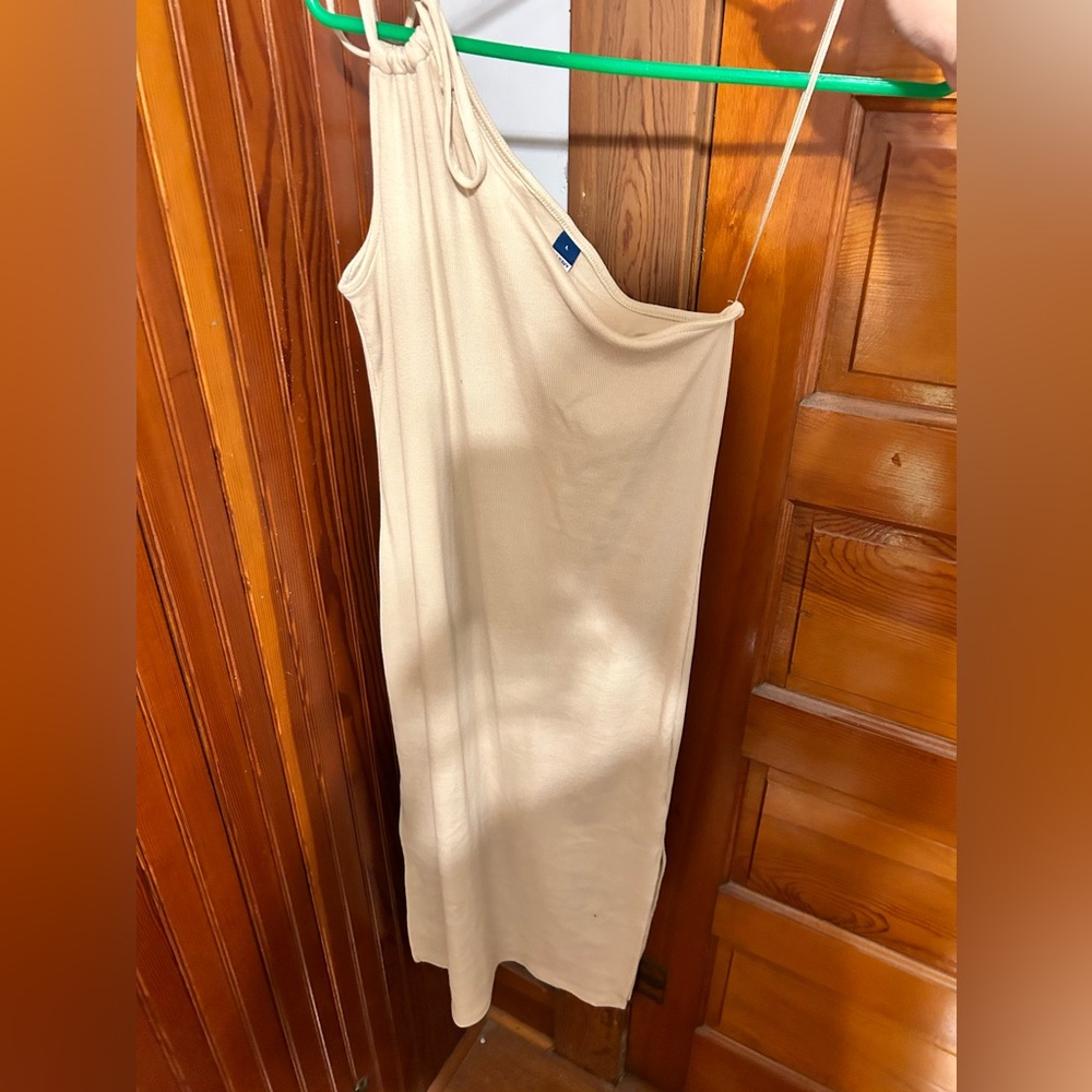Old navy body con one shoulder dress